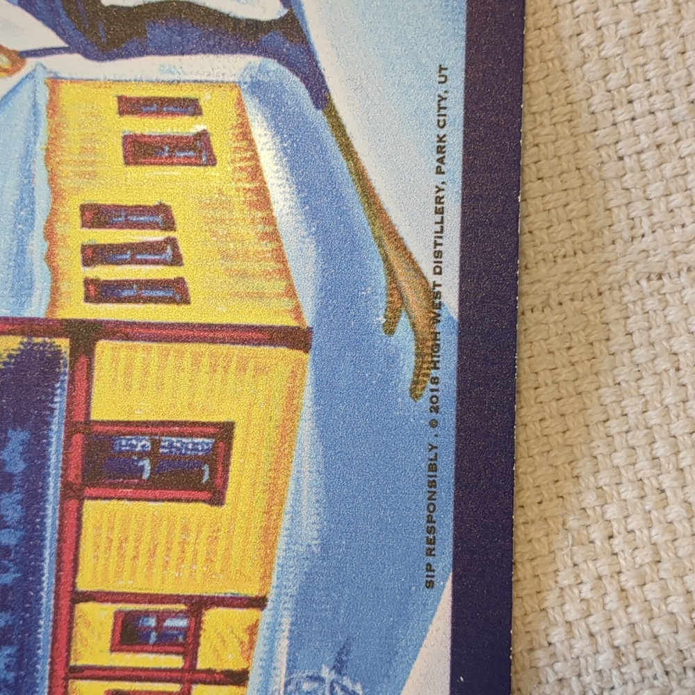 High West 7000' Vintage Metal Sign - Picture 4 of 4
